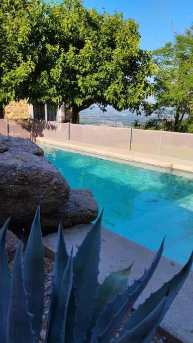 Villa Spacieuse -Vue Exceptionnelle- Piscine Saint-Romain-de-Lerps Екстериор снимка